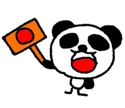Crayon Panda sticker #995065
