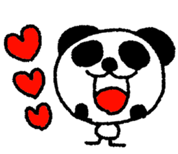 Crayon Panda sticker #995068