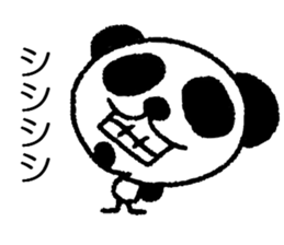 Crayon Panda sticker #995070