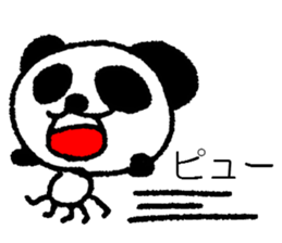 Crayon Panda sticker #995076