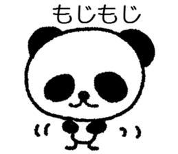 Crayon Panda sticker #995077