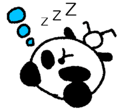 Crayon Panda sticker #995079