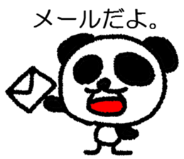 Crayon Panda sticker #995084