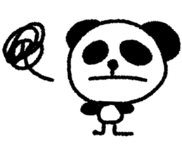Crayon Panda sticker #995086