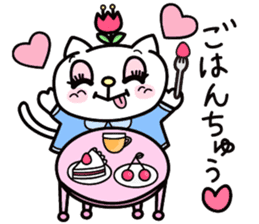 Cute cat's Happy Days sticker #995610