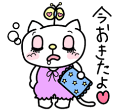 Cute cat's Happy Days sticker #995621