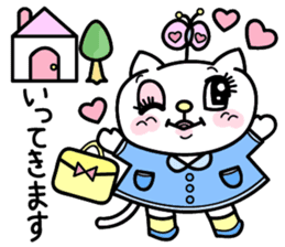 Cute cat's Happy Days sticker #995626
