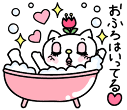 Cute cat's Happy Days sticker #995627