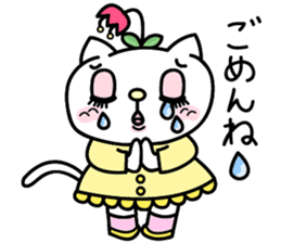 Cute cat's Happy Days sticker #995631