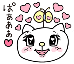 Cute cat's Happy Days sticker #995633