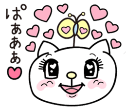 Cute cat's Happy Days sticker #995633