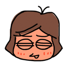 "Dopey Umechan" Funny Faces sticker #995817