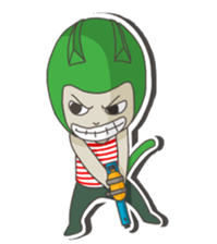 Incarnation of a cat sticker #995990