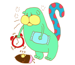 squirrel with an acorn sticker #996528