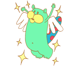 squirrel with an acorn sticker #996530