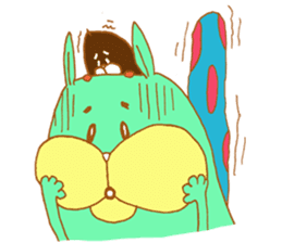 squirrel with an acorn sticker #996536