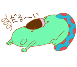 squirrel with an acorn sticker #996543