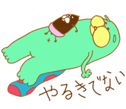 squirrel with an acorn sticker #996544