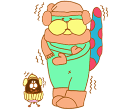 squirrel with an acorn sticker #996546