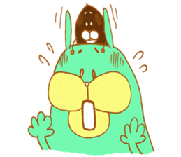 squirrel with an acorn sticker #996547