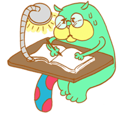 squirrel with an acorn sticker #996557