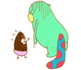 squirrel with an acorn sticker #996558