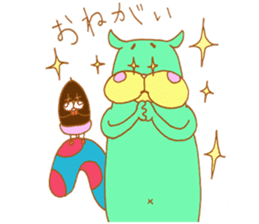 squirrel with an acorn sticker #996560