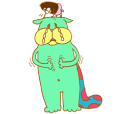 squirrel with an acorn sticker #996565