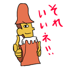 Sticker of cricket and Pinocchio sticker #996852