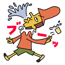 Sticker of cricket and Pinocchio sticker #996860