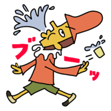 Sticker of cricket and Pinocchio sticker #996860
