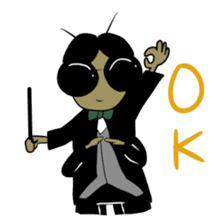 Sticker of cricket and Pinocchio sticker #996882