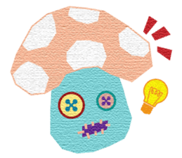 Handicraft mushrooms sticker #997464