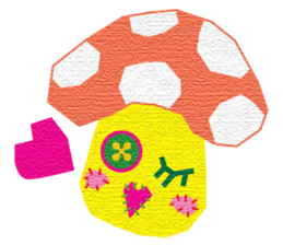 Handicraft mushrooms sticker #997480