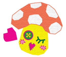 Handicraft mushrooms sticker #997480