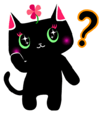 The black cat 'Tsukune' sticker #997825