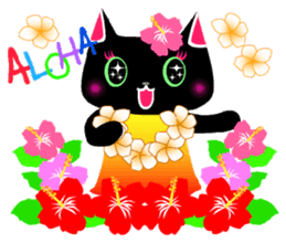 The black cat 'Tsukune' sticker #997836