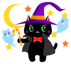 The black cat 'Tsukune' sticker #997839