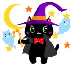 The black cat 'Tsukune' sticker #997839
