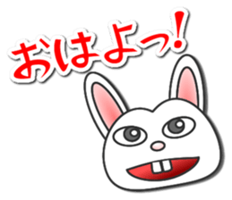 Rabbit and Tortoise sticker #998007