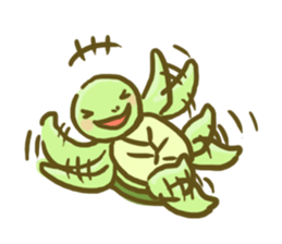 Sea turtle U-san! sticker #998328