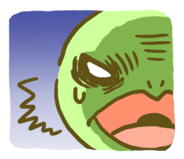 Sea turtle U-san! sticker #998334