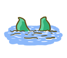 Sea turtle U-san! sticker #998336