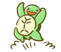 Sea turtle U-san! sticker #998350