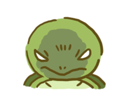 Sea turtle U-san! sticker #998360