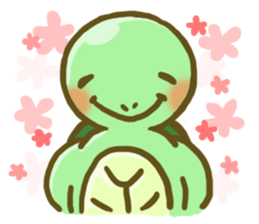 Sea turtle U-san! sticker #998366