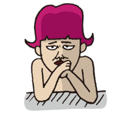 He is of uncertain age! Mr.Osamu sticker #998509