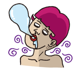 He is of uncertain age! Mr.Osamu sticker #998517