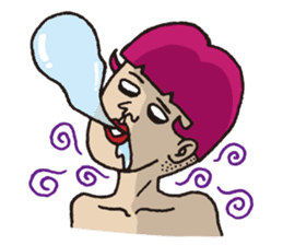 He is of uncertain age! Mr.Osamu sticker #998517