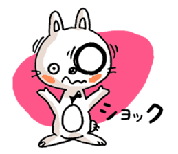 Life sticker moody Usa-kun sticker #998993